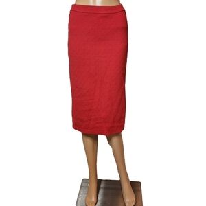 Maeve Anthropologie stretch midi skirt